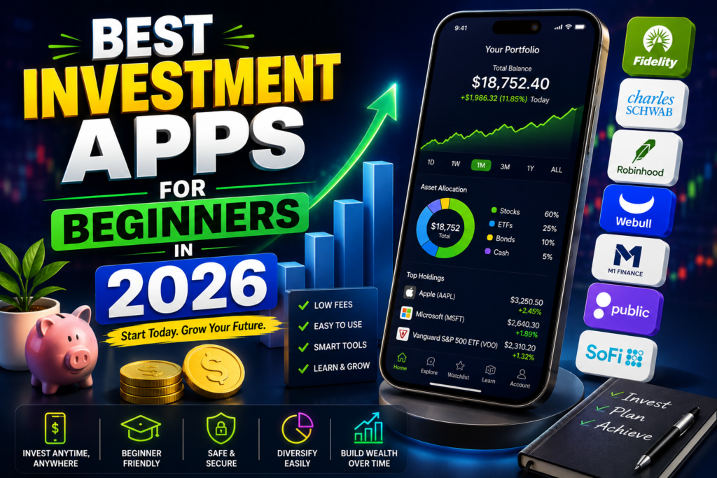 Best Investment Apps for Beginners in 2026
